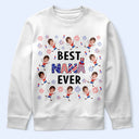 Gift For Mother,Gift For Grandma,Happy,Gift For Father,Gift For Grandpa,Independence Day,Non-Eng,Photo,Icon,Humorous - Custom Photo Stars & Stripes Best Dad Mom Grandpa Grandma Ever - Personalized T Shirt