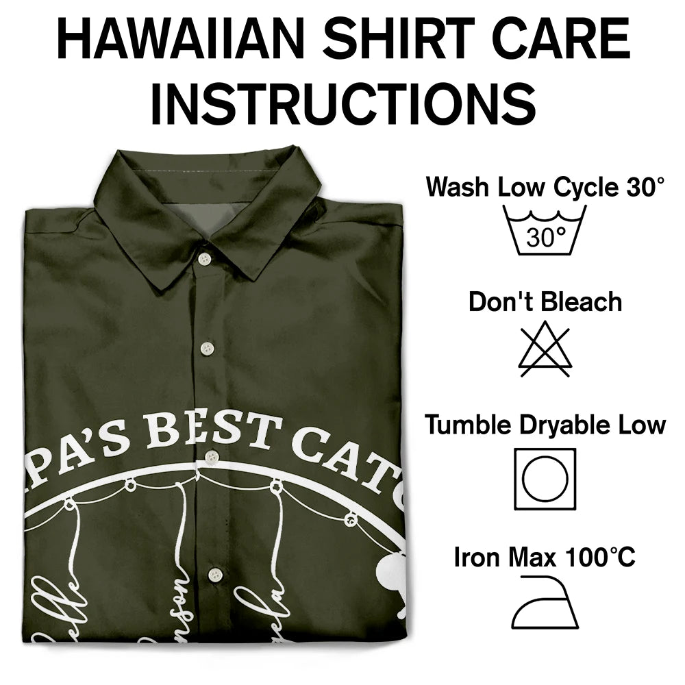 Gift For Father,Fishing,Summer,Proud,Icon - Reel Cool Dad Grandpa - Personalized Hawaiian Shirt
