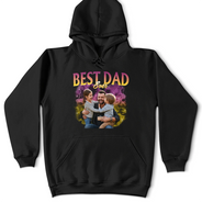 Gift For Father,Top Market,Non-Eng,Photo,Proud - Custom Photo Best Dad Ever Rap Style - Personalized T Shirt