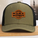 Gift For Father,Top Market,Proud,Special Font - Dad The Man The Myth The Legend - Personalized Leather Patch Hat