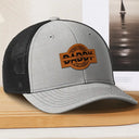 Gift For Father,Top Market,Proud,Special Font - Dad The Man The Myth The Legend - Personalized Leather Patch Hat