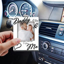 Gift For Father,Custom Photo,Top Market,Adorable,Dynamic Photo - Custom Photo Drive Safe Daddy I Love You - Personalized Custom Shaped Acrylic Car Visor Clip