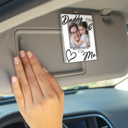 Gift For Father,Custom Photo,Top Market,Adorable,Dynamic Photo - Custom Photo Drive Safe Daddy I Love You - Personalized Custom Shaped Acrylic Car Visor Clip