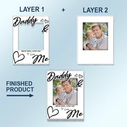 Gift For Father,Custom Photo,Top Market,Adorable,Dynamic Photo - Custom Photo Drive Safe Daddy I Love You - Personalized Custom Shaped Acrylic Car Visor Clip