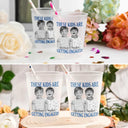 Custom Photo, Gift For Couples, Top Market, Wedding, Humorous, Dynamic Photo - Custom Photo These Kids Are Getting Married - Personalized Frosted Cups