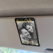Custom Photo,Gift For Couples,Top Market,Romantic,Dynamic Photo - Custom Photo Drive Safe I Love You Romantic Couple - Personalized Custom Shaped Acrylic Car Visor Clip