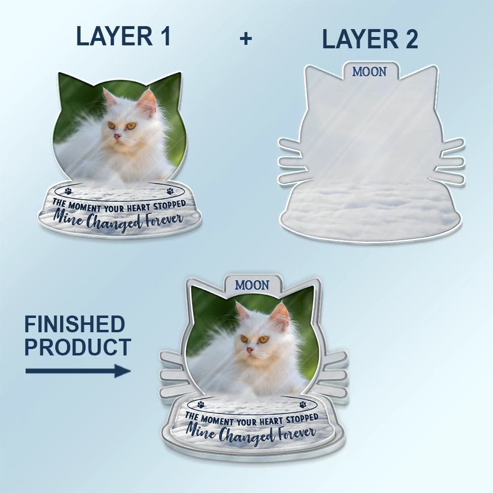 Sentimental,Custom Photo,Pet Lovers,Memorial,Upload Full Photo - Custom Photo I Will Carry You With Me - Personalized Custom Shaped Acrylic Car Visor Clip
