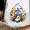 Top Market, Adorable, Halloween, Family, Icon - Haunted Family Home Sweet Home Boo Crew - Personalized Window Hanging Suncatcher Ornament