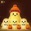 Top Market,Adorable,Gift For Grandchildren,Gift For Grandkids,Gift For Grandma,Halloween,Grandma - Grandkids,Vector - Grandma Boo Crew Lovely Halloween - Personalized Custom Shaped Light Box