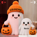 Top Market,Adorable,Gift For Grandchildren,Gift For Grandkids,Gift For Grandma,Halloween,Grandma - Grandkids,Vector - Grandma Boo Crew Lovely Halloween - Personalized Custom Shaped Light Box
