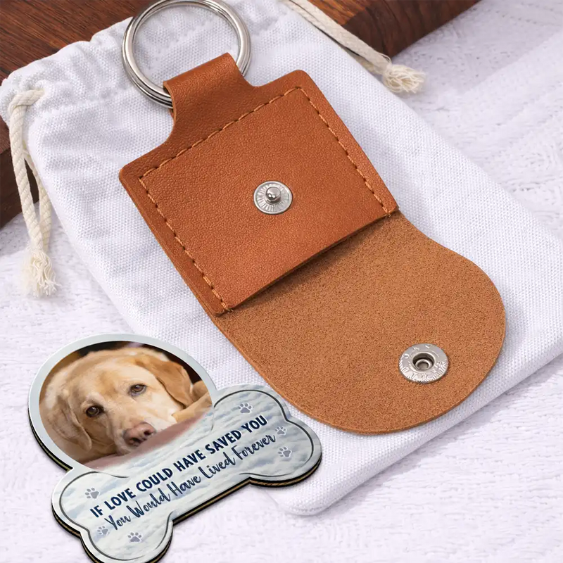 Sentimental,Custom Photo,Pet Lovers,Memorial,Upload Full Photo - Custom Photo I Will Carry You With Me - Personalized Wooden Pocket Hug