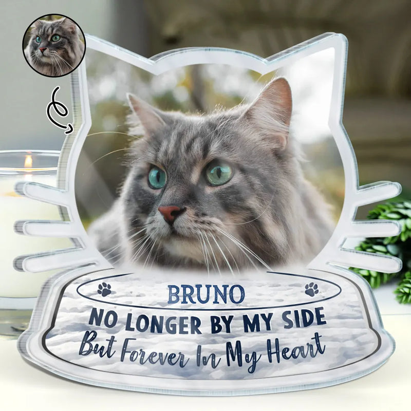 Sentimental,Custom Photo,Pet Lovers,Memorial,Upload Full Photo - Custom Photo I Will Carry You With Me - Personalized Custom Shaped Acrylic Plaque