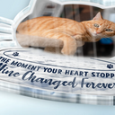 Sentimental,Custom Photo,Pet Lovers,Memorial,Upload Full Photo - Custom Photo I Will Carry You With Me - Personalized Custom Shaped Acrylic Plaque