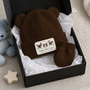 Adorable,New Baby,Christmas,Custom Photo,Pet Lovers,Cut-Face Photo - Custom Photo Pet New Best Friend Baby Shower Gifts For New Mom New Dad New Baby - Personalized Baby Beanie And Mittens