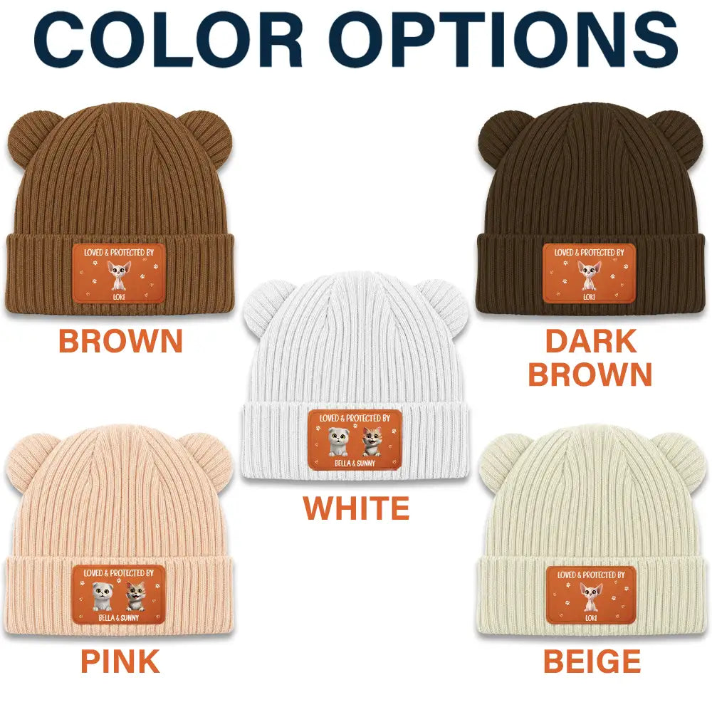 Adorable,New Baby,Christmas,Pet Lovers,Vector - 3D Effect Pet New Best Friend Baby Shower Gifts For New Mom New Dad New Baby - Personalized Baby Beanie And Mittens