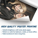 Art Design,Anniversary,Halloween,Romantic,Gift For Couples,Photo - Gothic Portrait Art - Custom Photo Gothic Portrait Art Couple Spooky Halloween - Personalized Poster