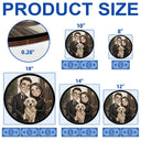 Adorable,Art Design,Halloween,Family,Photo - Gothic Portrait Art - Custom Photo Gothic Portrait Art Family Spooky Halloween - Personalized Custom Shaped Wood Sign
