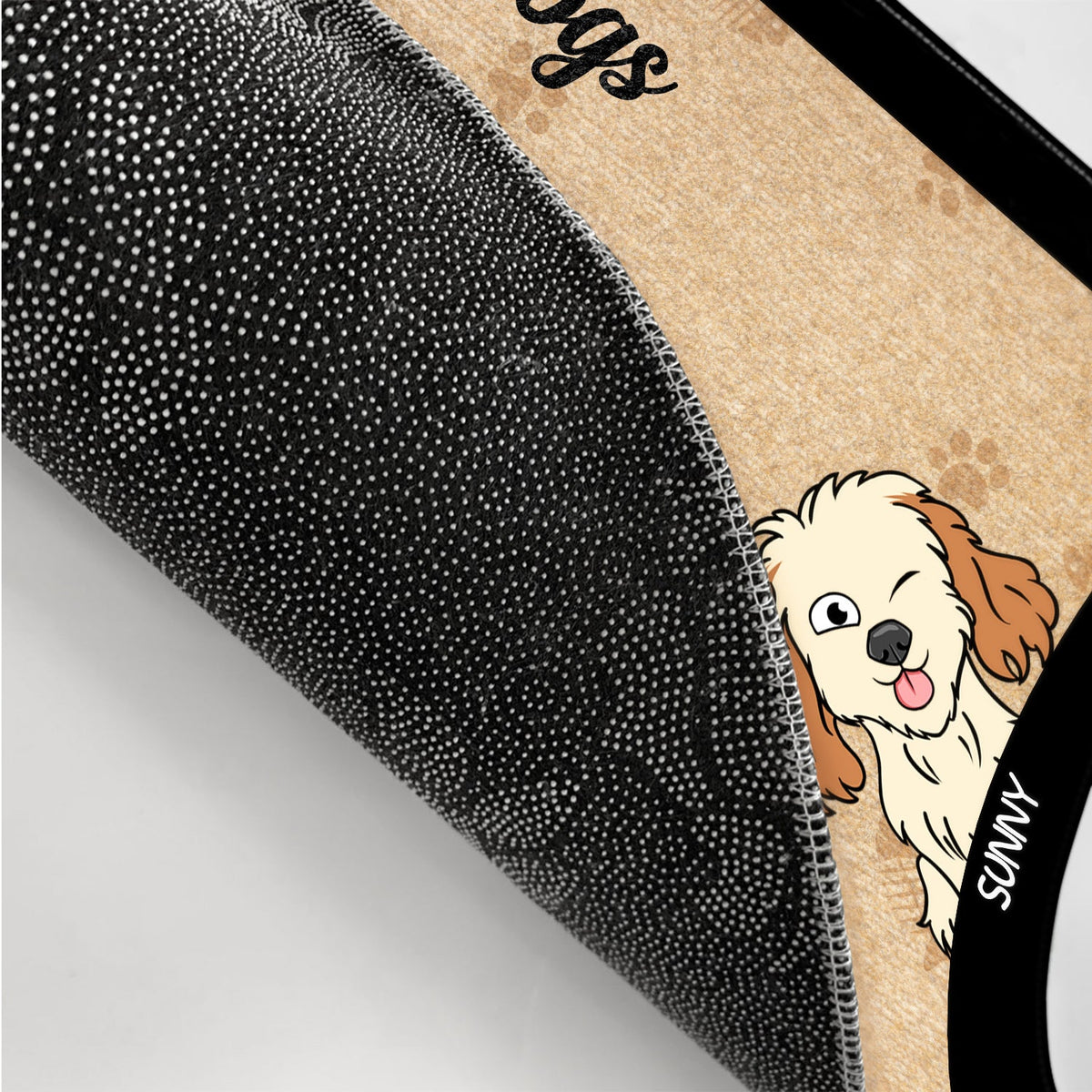 Beware Of Dogs Cats Are Shady - Gift For Pet Lovers - Personalized Doormat