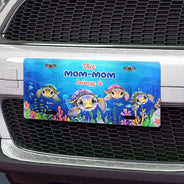 Sea Turtle Belongs To - Personalized License Plate
