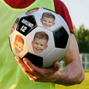 Custom Photo Face Cut Soccer Players Football Players - Personalized Soccer Ball
