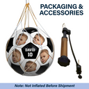 Custom Photo Face Cut Soccer Players Football Players - Personalized Soccer Ball