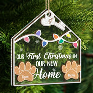 Our 1st Christmas In Our New Home - Personalized 2-Layered Mix Ornament