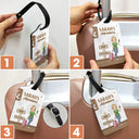 Gift For Couples,Gift For Husband,Gift For Wife,Travel,Happy,Gift For Boyfriend,Gift For Girlfriend - Couple Travel Adventures Sign Post - Personalized Combo 2 Luggage Tags