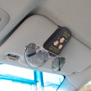 Custom Photo, Gift For Father, Gift For Grandpa, Happy - Custom Photo Drive Safe I Need You Here With Me - Personalized Sunglasses Holder For Car Visor