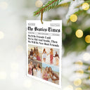 Gift For Bestie,Old Best friends,Gift For Sisters,Happy,Christmas,Top Market - Custom Photo The Besties Times It Takes A Long Time To Grow An Old Friend - Personalized Custom Shaped Acrylic Ornament