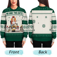 Best Dog Mom Ever Chibi - Christmas Gift For Dog Lovers, Cat Lovers - Personalized Unisex Ugly Sweater