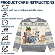 Best Dog Mom Ever Chibi - Christmas Gift For Dog Lovers, Cat Lovers - Personalized Unisex Ugly Sweater