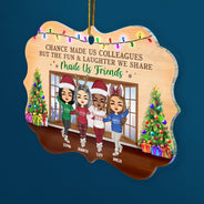 Work Will Be So Much Shitter Without You - Christmas Gifts For Colleagues, Coworker, Friends - Personalized Custom Shaped Acrylic Ornament