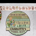 Listen To The Birds Feel The Breeze Gardening - Gift For Garden Lovers - Personalized Custom Shaped Doormat