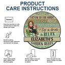 Listen To The Birds Feel The Breeze Gardening - Gift For Garden Lovers - Personalized Custom Shaped Doormat