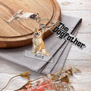 Custom Photo The Cat Dog Mother Father - Gift For Pet Lovers - Personalized Acrylic Tag Keychain