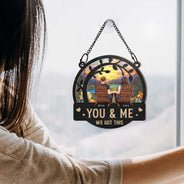 Branch Back Couple You & Me We Got This - Personalized Window Hanging Suncatcher Ornament