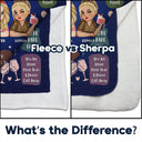 10 Reasons Why You Are My Bestie Friendship - Personalized Fleece Blanket, Sherpa Blanket