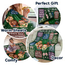 10 Reasons Why You Are My Bestie Friendship - Personalized Fleece Blanket, Sherpa Blanket