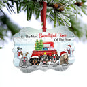 Have Yourself A Furry Little Christmas - Christmas Gift - Dog Lover Gift - Personalized Custom Aluminum Ornament