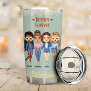 Best Friends We Are Like A Small Gang - Gift For BFF And Colleagues - Personalized Custom Tumbler
