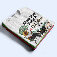 Cat Lovers Best Cat Mom Ever - Gift For Mothers - Personalized Custom T Shirt