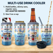 Traveling Best Friends Life Is Better On A Cruise With Best Friends - Gift For BFF, Sisters - Personalized Custom Triple 3 In 1 Can Cooler
