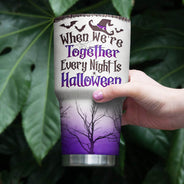 Witches Best Friends The Black Hat Sisterhood An Enchanting Fly By Night Group - Gift For Besties And Sisters - Personalized Custom 30 Oz Tumbler
