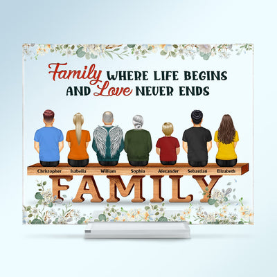 Horizontal Rectangle Acrylic Plaque