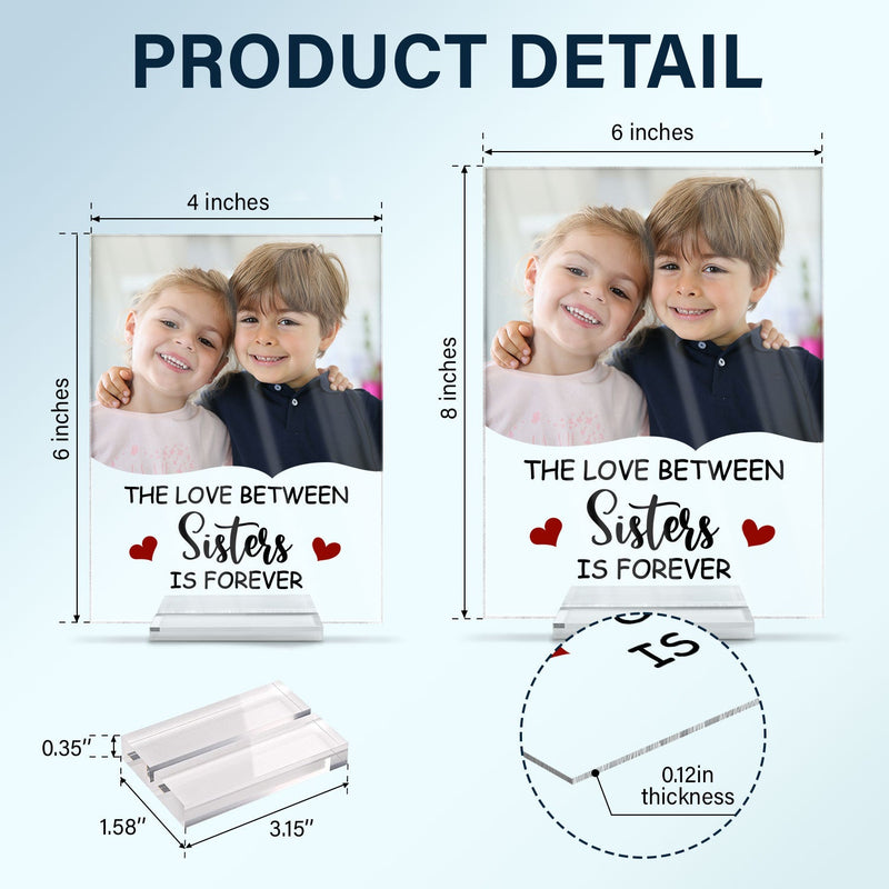 Custom Photo The Greatest Gift Our Parents Gave Us - Gift For Sisters, Brothers, Siblings - Personalized Vertical Rectangle Acrylic Plaque