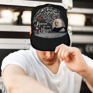 Custom Photo I'll Carry You - Memorial Gift For Mom, Dad, Family, Siblings, Friends - Personalized Classic Cap