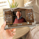 Custom Photo I Am Always With You Window - Loving, Memorial Gift For Family, Siblings, Friends - Personalized 2-Layered Wooden Plaque With Stand