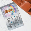 Custom Photo You Left Paw Prints On My Heart - Memorial Gift For Pet Owners, Pet Lovers - Personalized Aluminum Wallet Card
