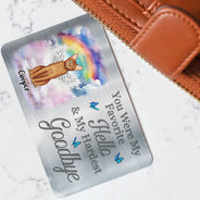 Custom Photo You Left Paw Prints On My Heart - Memorial Gift For Pet Owners, Pet Lovers - Personalized Aluminum Wallet Card