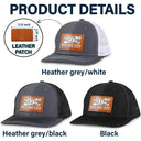 Best Dad Ever Stars And Stripes - Personalized Leather Patch Hat
